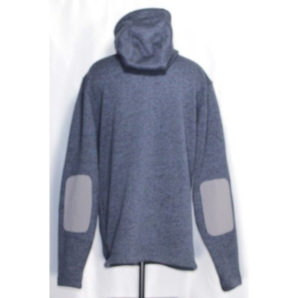 Merrell Select Regulate Blue‎ Soft Fleece Hooded Snap Jacket Womens Size Large - Picture 4 of 5